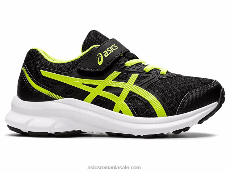 Asics negru/verde pericol jolt 3 preşcolar ZF4644529
