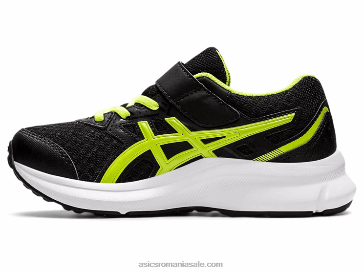 Asics negru/verde pericol jolt 3 preşcolar ZF4644529