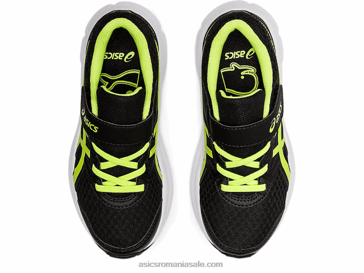 Asics negru/verde pericol jolt 3 preşcolar ZF4644529