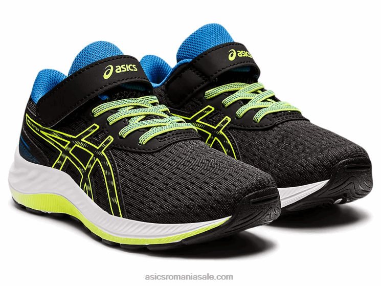 Asics negru/verde pericol pre excite 9 preşcolar ZF4644460