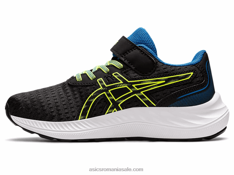 Asics negru/verde pericol pre excite 9 preşcolar ZF4644460