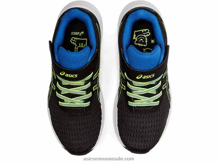 Asics negru/verde pericol pre excite 9 preşcolar ZF4644460