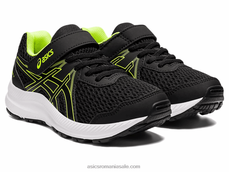 Asics negru/verde pericol susțin 7 preșcolari ZF4644518