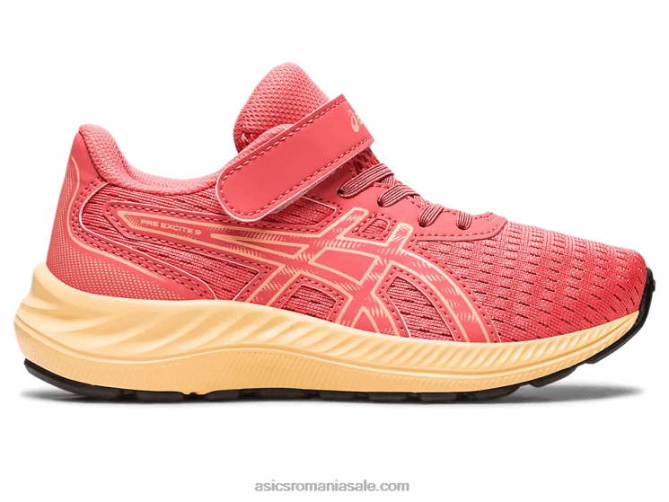 Asics papaya/dună de vară pre excite 9 preşcolar ZF4644284