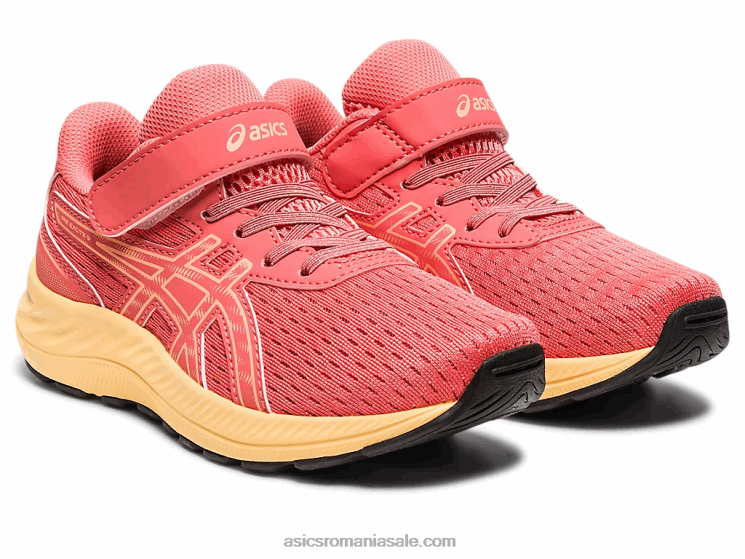 Asics papaya/dună de vară pre excite 9 preşcolar ZF4644284