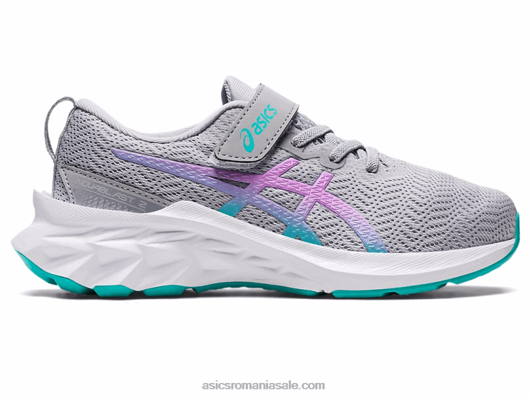 Asics piemont gri/lavandă strălucire novablast 2 preşcolar ZF4644431