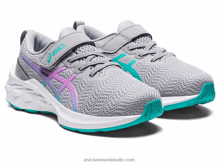 Asics piemont gri/lavandă strălucire novablast 2 preşcolar ZF4644431