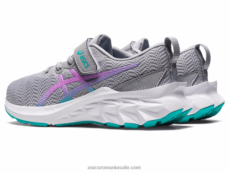 Asics piemont gri/lavandă strălucire novablast 2 preşcolar ZF4644431