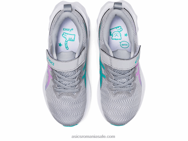 Asics piemont gri/lavandă strălucire novablast 2 preşcolar ZF4644431