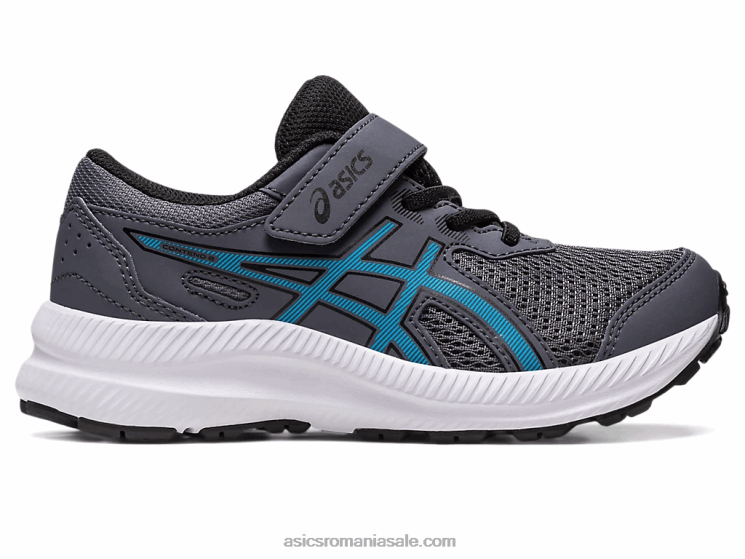 Asics purtător gri/albastru insula susțin 8 preșcolari ZF4644241