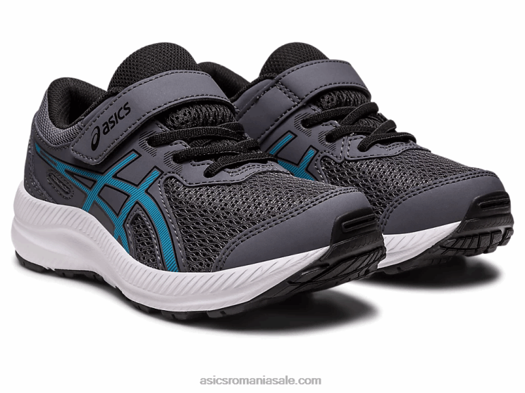 Asics purtător gri/albastru insula susțin 8 preșcolari ZF4644241
