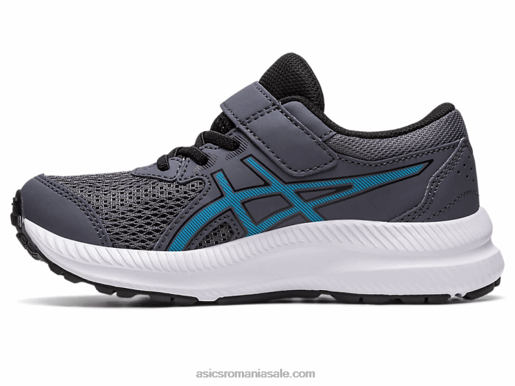 Asics purtător gri/albastru insula susțin 8 preșcolari ZF4644241