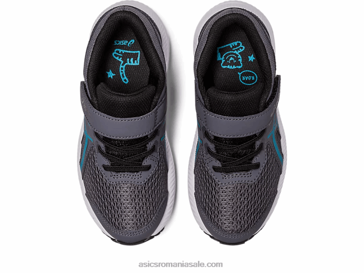 Asics purtător gri/albastru insula susțin 8 preșcolari ZF4644241
