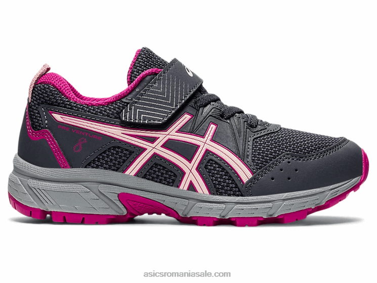 Asics purtător gri/briză pre venture 8 preşcolar ZF4644481