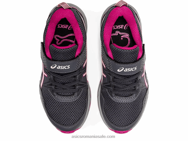 Asics purtător gri/briză pre venture 8 preşcolar ZF4644481