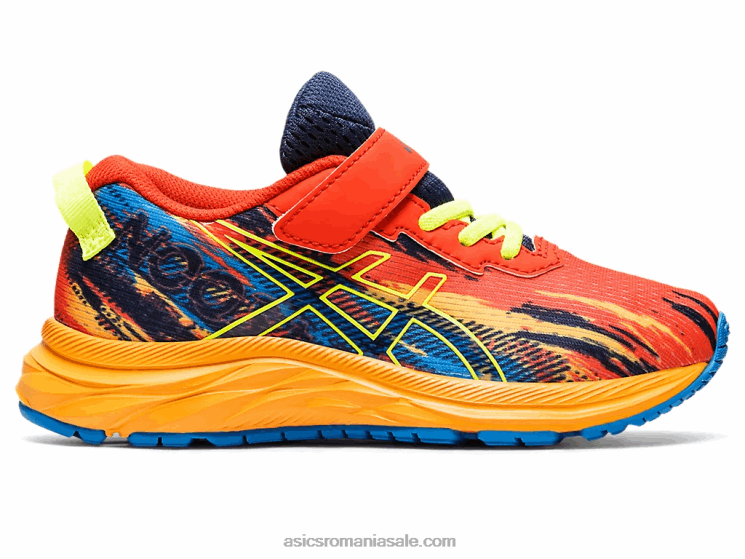 Asics roșie cherry/galben de siguranță pre noosa tri 13 pre school ZF4644347