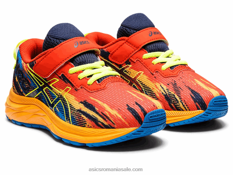 Asics roșie cherry/galben de siguranță pre noosa tri 13 pre school ZF4644347