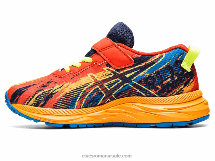 Asics roșie cherry/galben de siguranță pre noosa tri 13 pre school ZF4644347