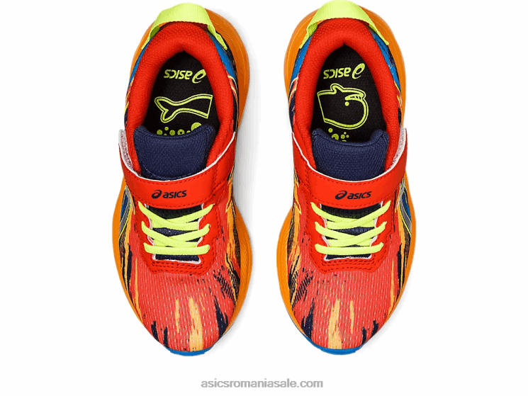 Asics roșie cherry/galben de siguranță pre noosa tri 13 pre school ZF4644347