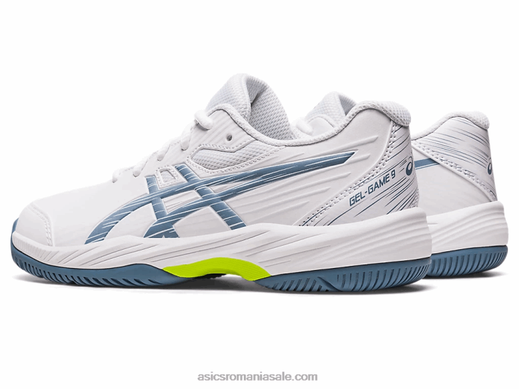 Asics alb/albastru oțel gel-joc școala de clasa a 9-a ZF4644267