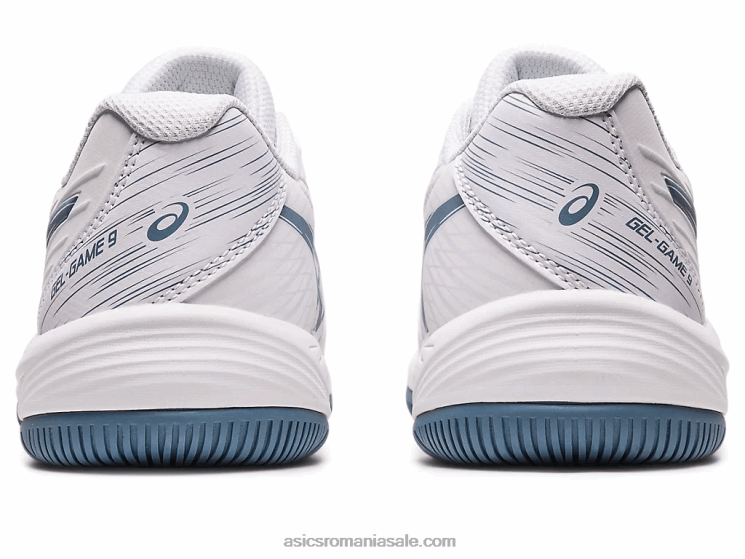 Asics alb/albastru oțel gel-joc școala de clasa a 9-a ZF4644267