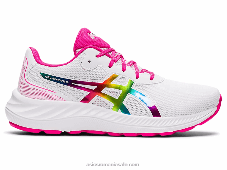 Asics alb/roz glo gel-excite școala clasa a 9-a ZF4644462