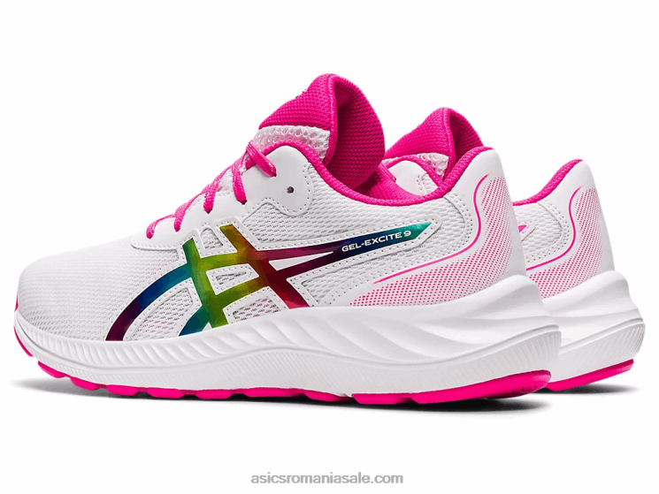Asics alb/roz glo gel-excite școala clasa a 9-a ZF4644462