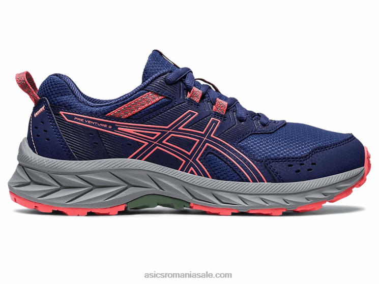 Asics albastru indigo/papaya gel-venture școala clasa a 9-a ZF4644220