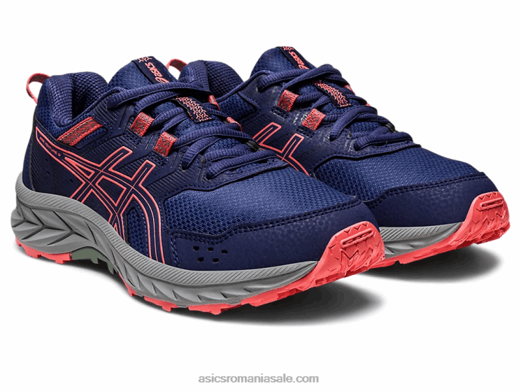 Asics albastru indigo/papaya gel-venture școala clasa a 9-a ZF4644220