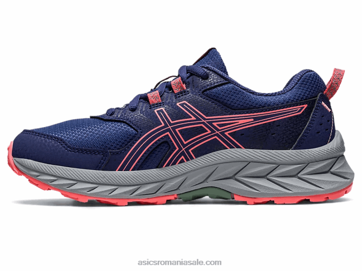 Asics albastru indigo/papaya gel-venture școala clasa a 9-a ZF4644220