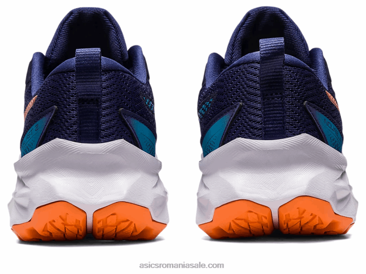 Asics albastru indigo/piersica soarelui școala clasa a 2-a novablast ZF4644277