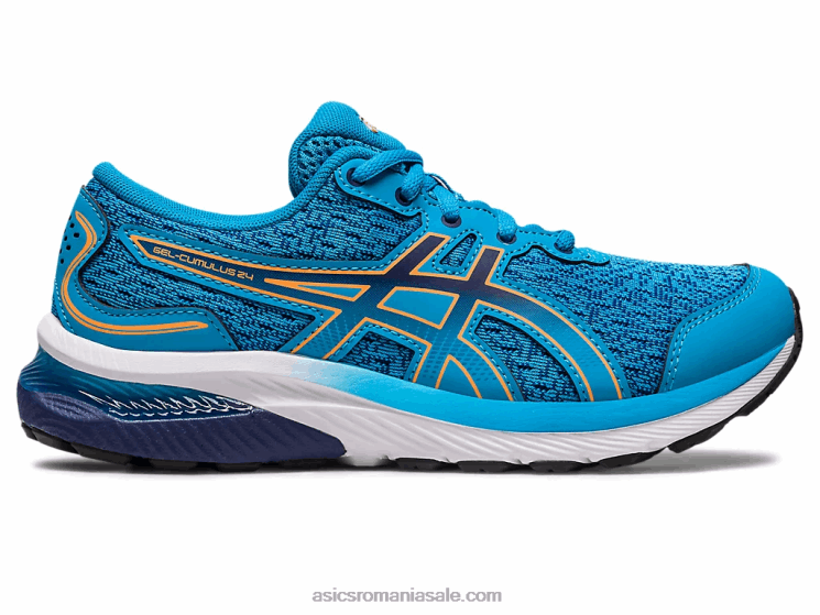 Asics albastru insula/piersica soarelui gel-cumulus școala clasa 24 ZF4644228