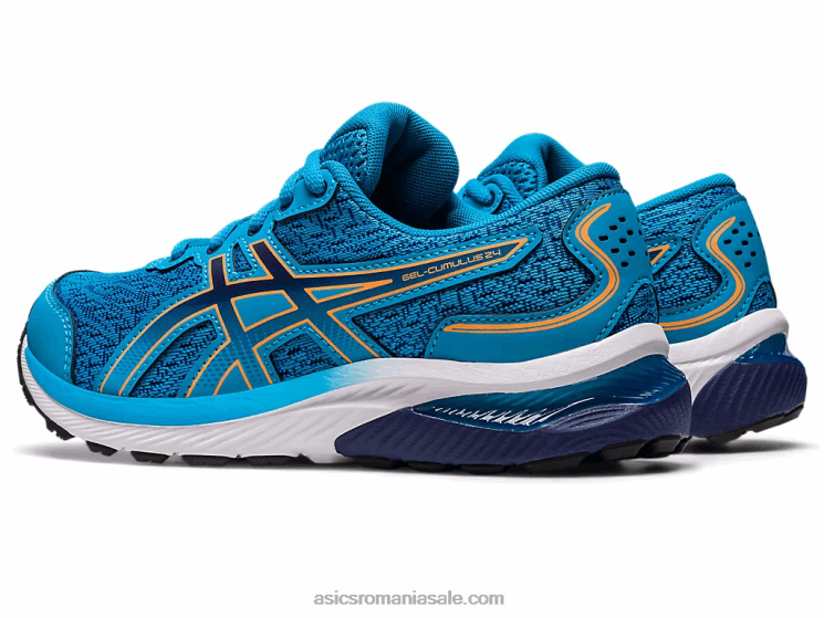 Asics albastru insula/piersica soarelui gel-cumulus școala clasa 24 ZF4644228