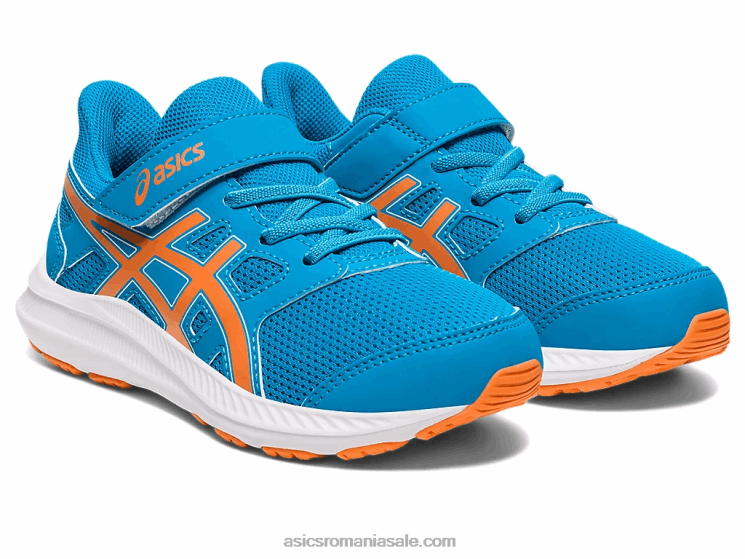 Asics albastru insula/piersica soarelui jolt 4 preşcolar ZF4644261
