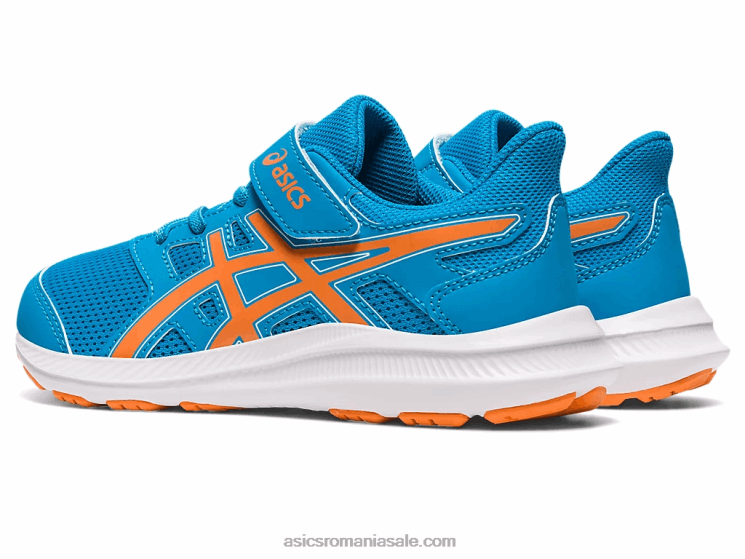 Asics albastru insula/piersica soarelui jolt 4 preşcolar ZF4644261