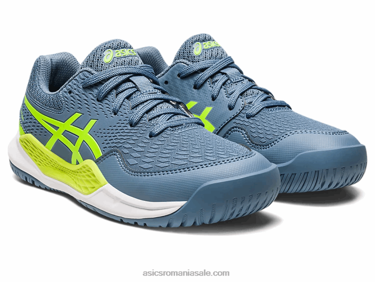 Asics albastru oțel/verde pericol gel-rezoluție școala clasa a 9-a ZF4644219