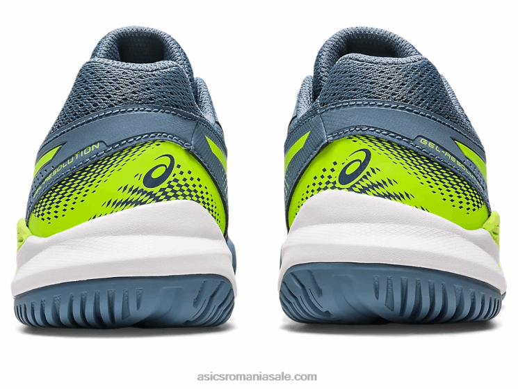 Asics albastru oțel/verde pericol gel-rezoluție școala clasa a 9-a ZF4644219