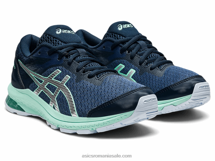 Asics albastru tunet/argintiu pur gt-1000 clasa a 10-a ZF4644434