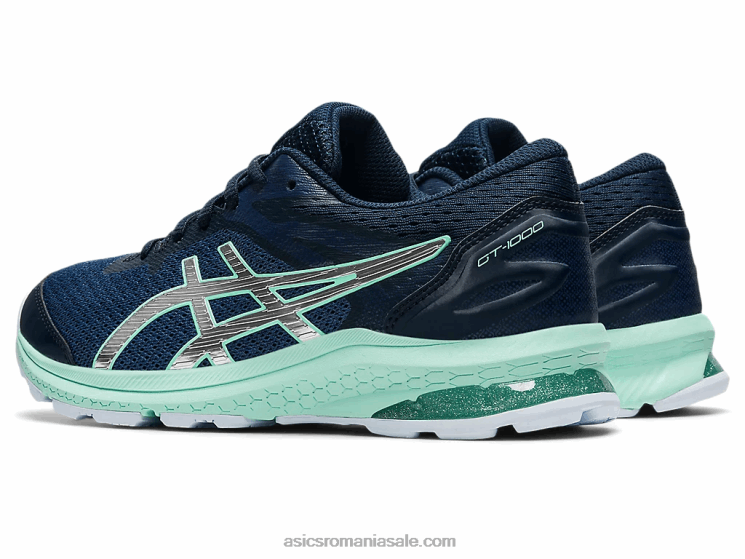 Asics albastru tunet/argintiu pur gt-1000 clasa a 10-a ZF4644434