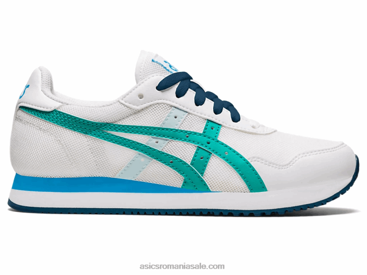 Asics bijuterie albă/baltică școală primară Tiger Runner ZF4644479