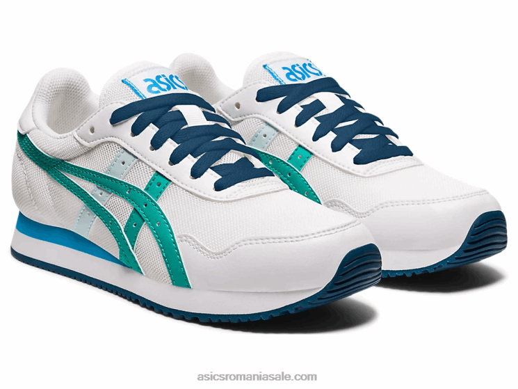 Asics bijuterie albă/baltică școală primară Tiger Runner ZF4644479