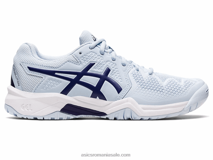 Asics cer moale/albastru scufundat gel-rezoluție școala clasa a 8-a ZF4644441