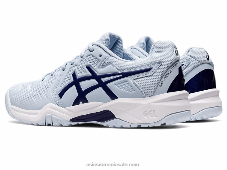 Asics cer moale/albastru scufundat gel-rezoluție școala clasa a 8-a ZF4644441