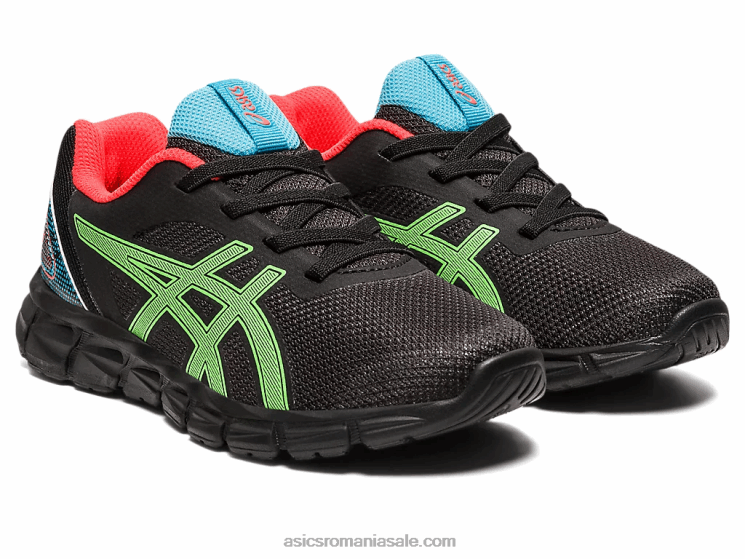 Asics gecko negru/verde gel-quantum lyte ii preșcolar ZF4644295