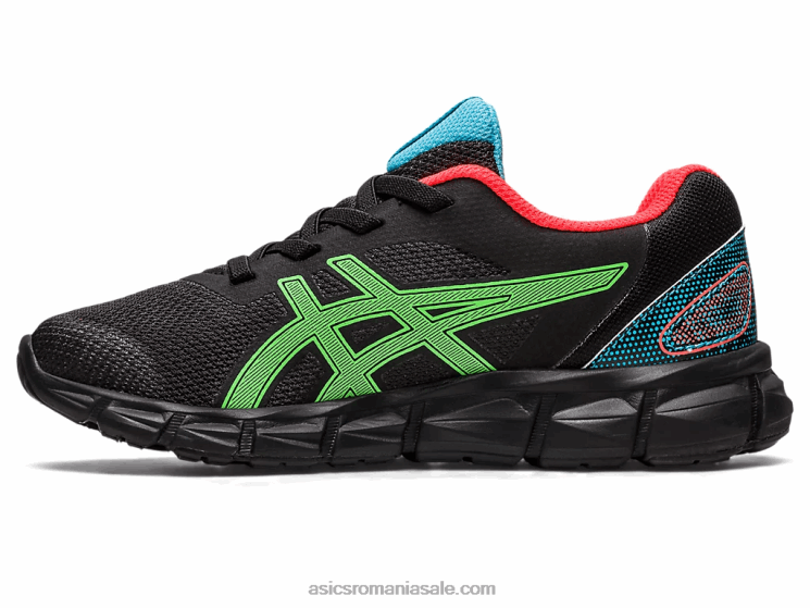 Asics gecko negru/verde gel-quantum lyte ii preșcolar ZF4644295