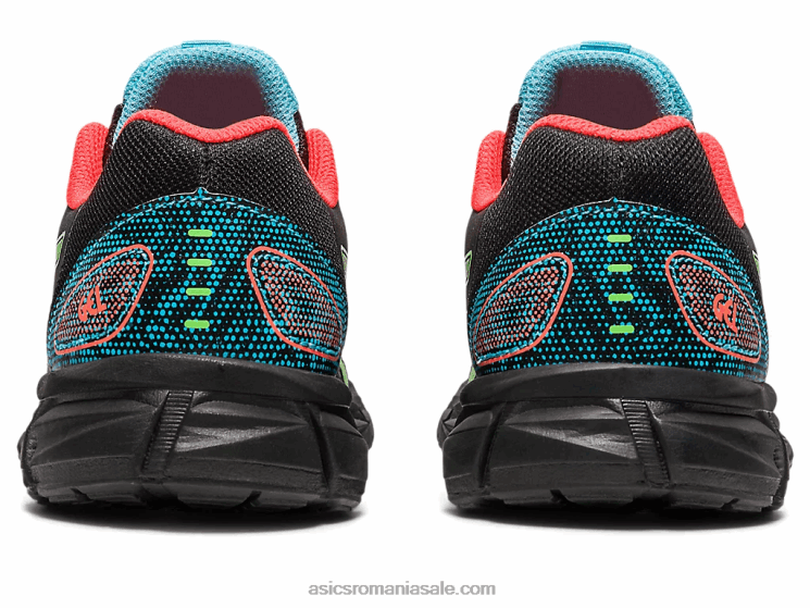 Asics gecko negru/verde gel-quantum lyte ii preșcolar ZF4644295