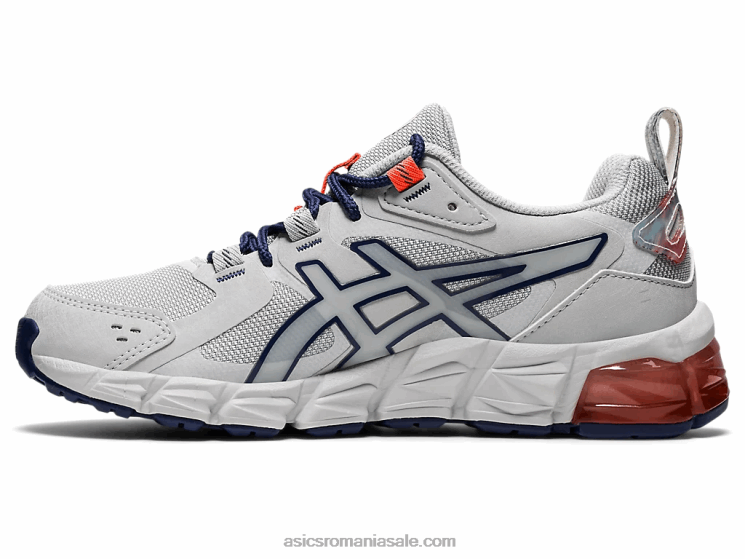 Asics gri ghețar/albastru tunet gel-quantum clasa 180 scoala ZF4644513