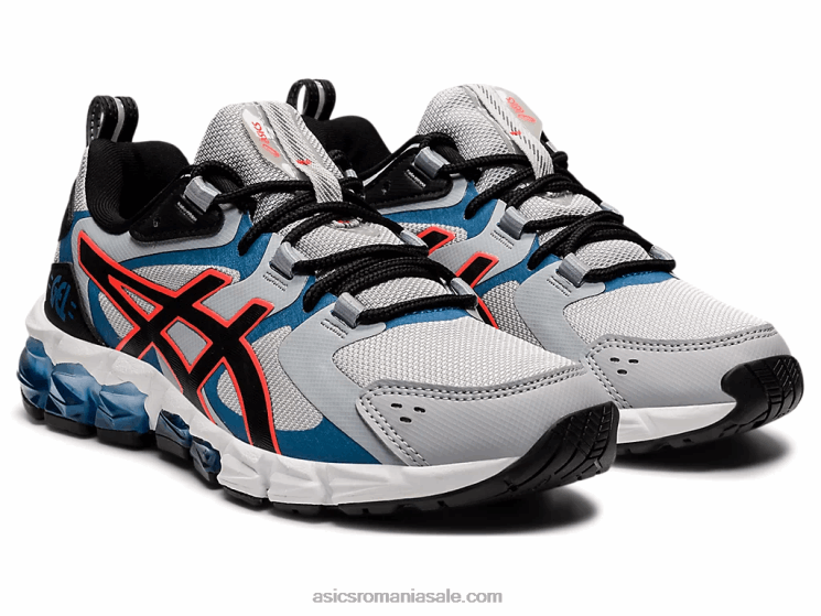 Asics gri ghețar/negru gel-quantum 180 şcoala clasa a 6-a ZF4644442