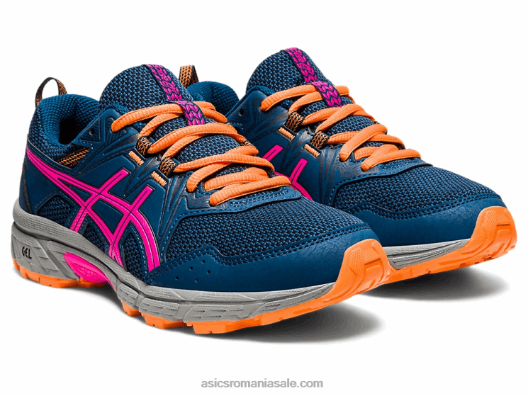 Asics mako albastru/roz glo gel-venture scoala clasa a 8-a ZF4644494