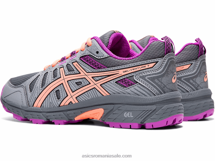 Asics metropola/negru gel-venture școala clasa a 7-a ZF4644569
